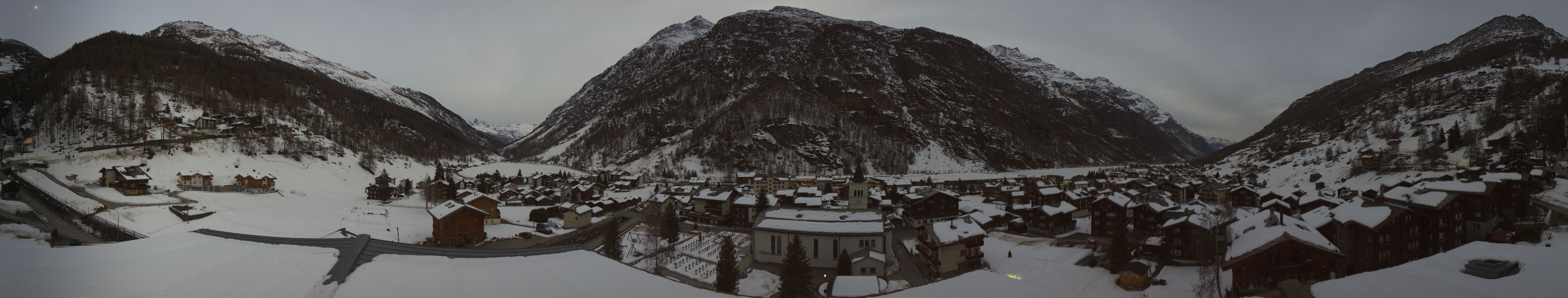 Archived image Webcam Täsch - Panorama