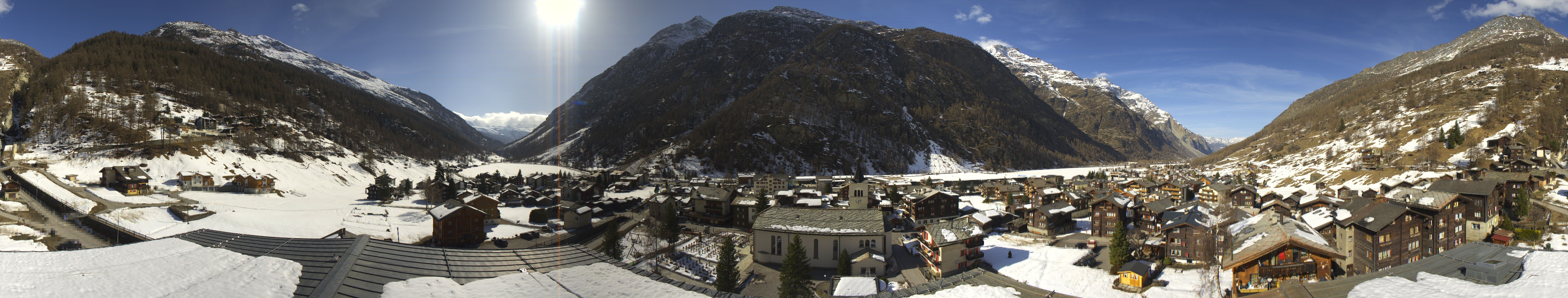 Archiv Foto Webcam Täsch im Mattertal