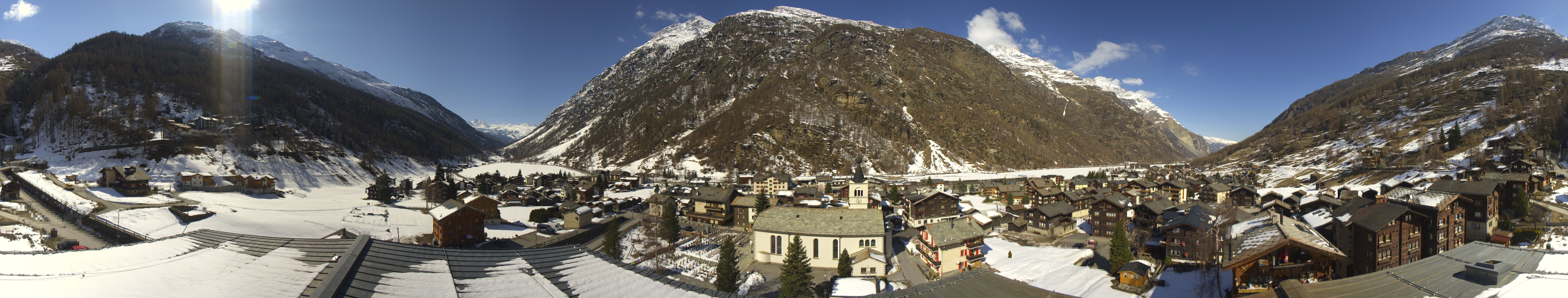 Archiv Foto Webcam Täsch im Mattertal