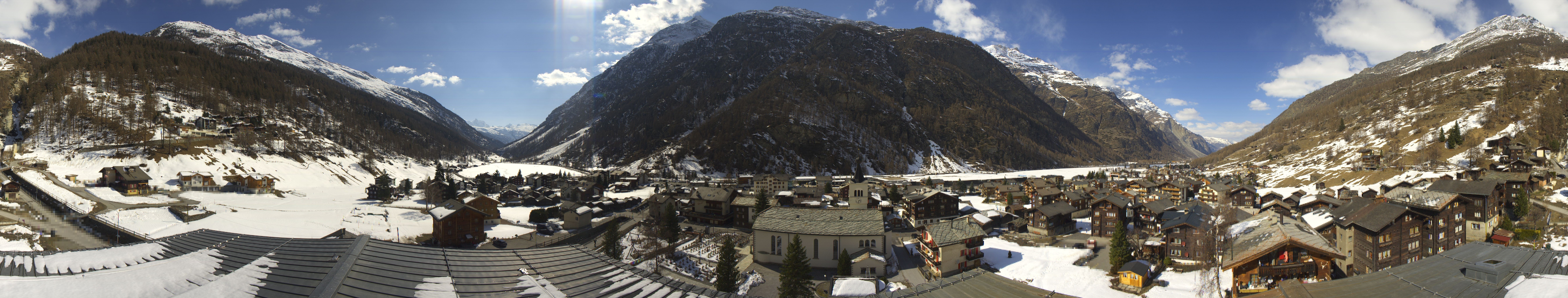Archiv Foto Webcam Täsch im Mattertal