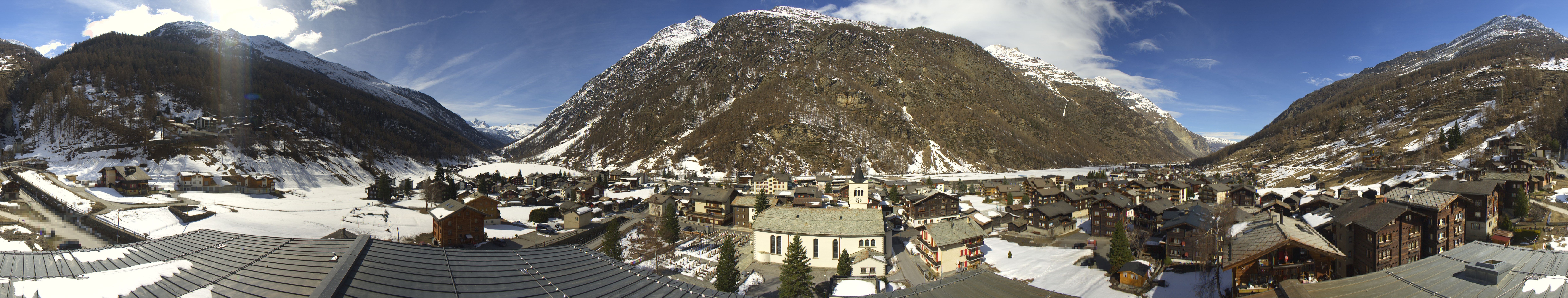 Archiv Foto Webcam Täsch im Mattertal