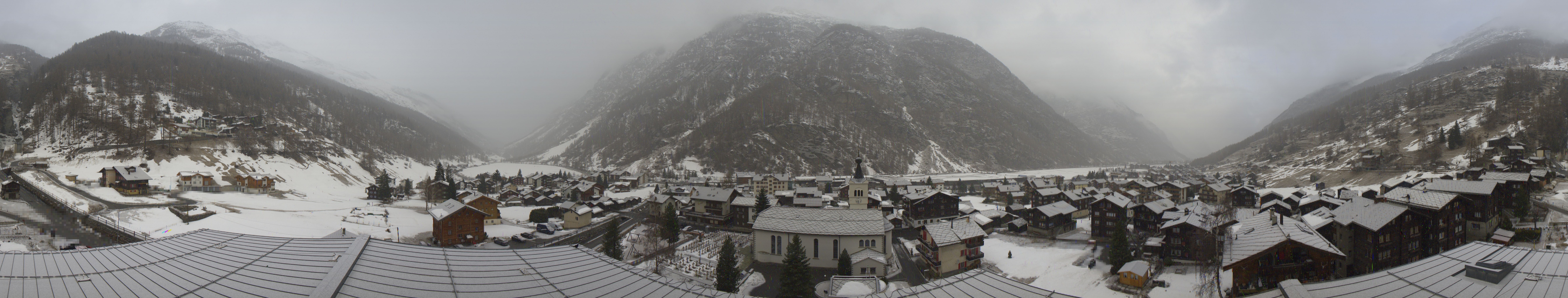 Archived image Webcam Täsch - Panorama