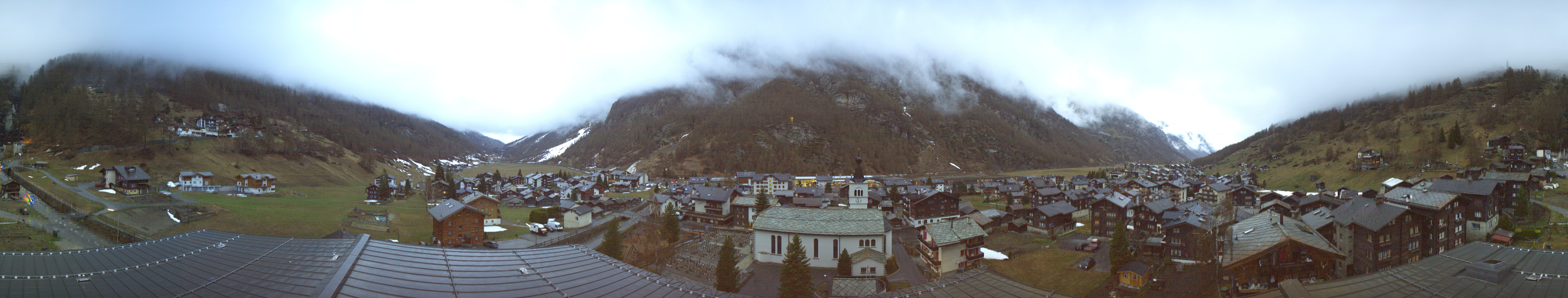 Archived image Webcam Täsch - Panorama