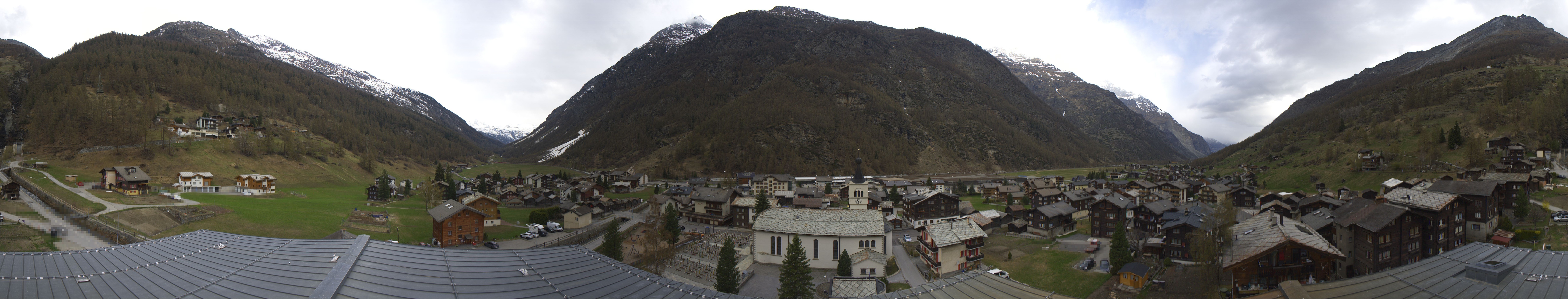 Archived image Webcam Täsch - Panorama
