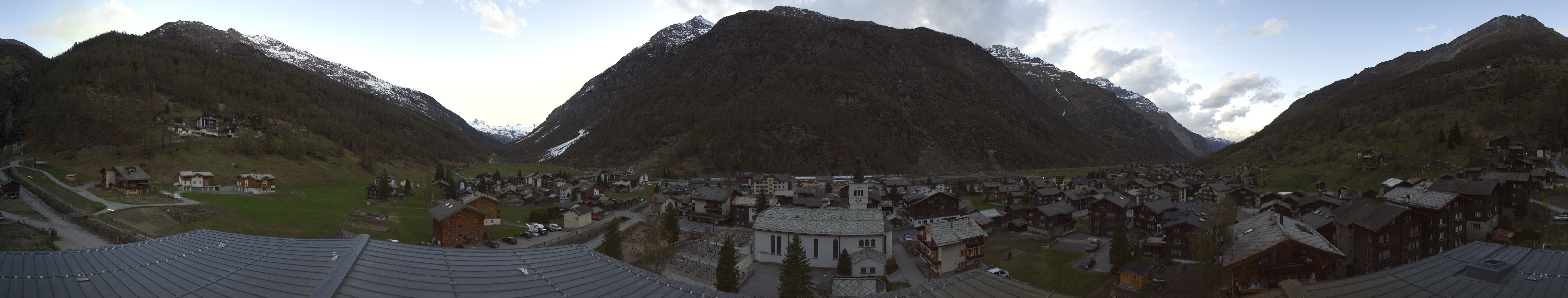 Archived image Webcam Täsch - Panorama
