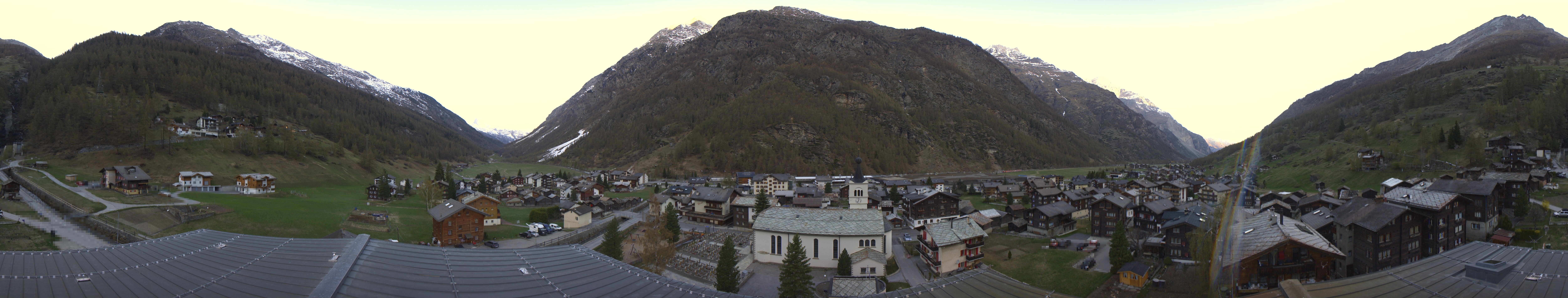 Archived image Webcam Täsch - Panorama
