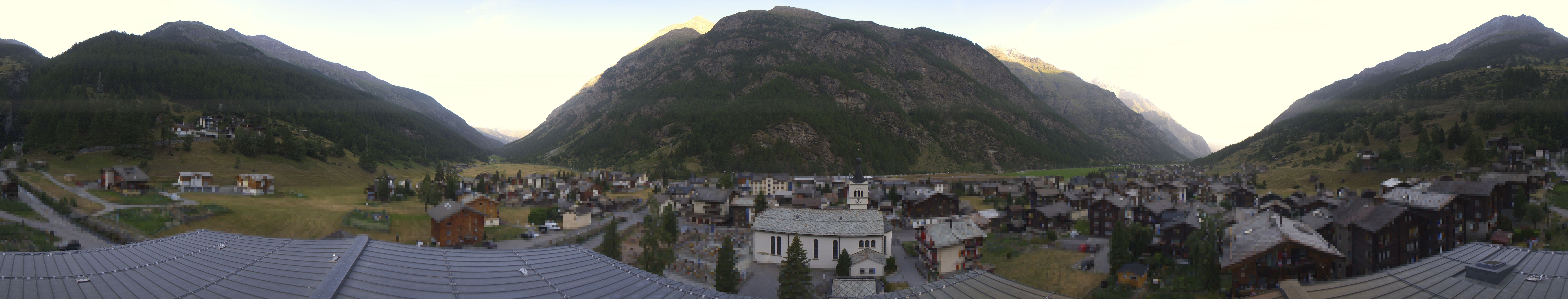 Archived image Webcam Täsch - Panorama