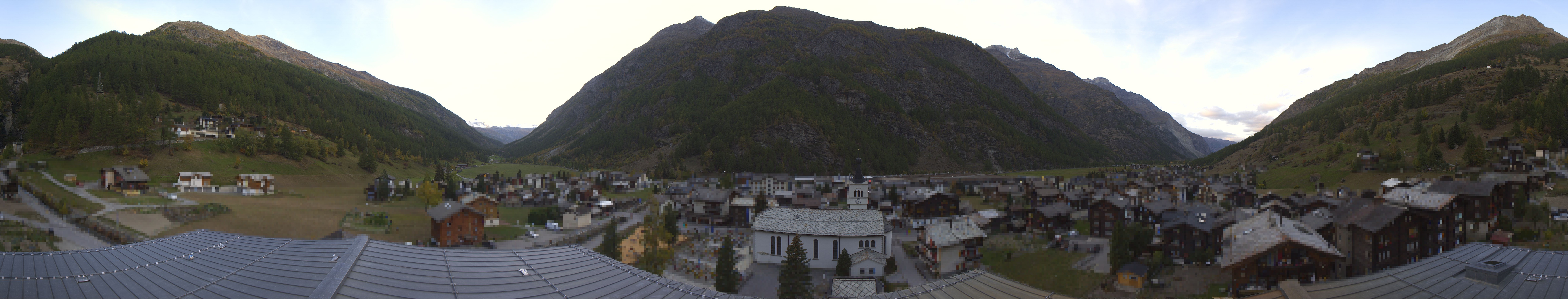 Archived image Webcam Täsch - Panorama