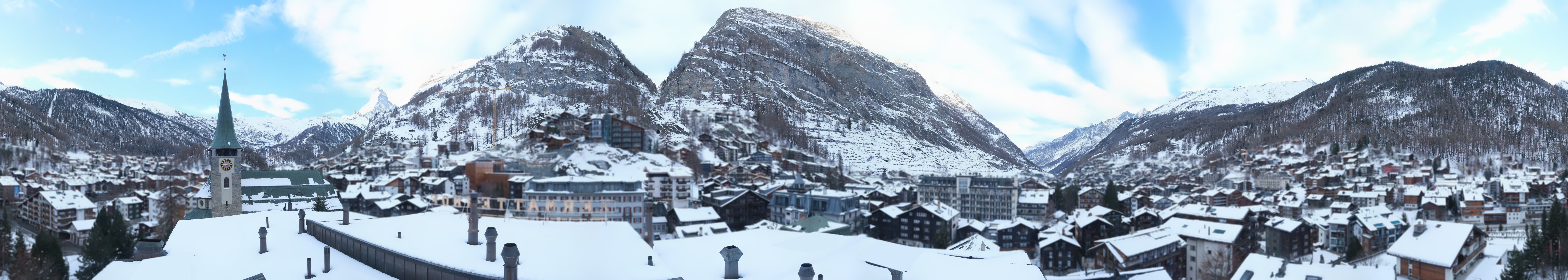 Archiv Foto Webcam Panorama Zermatterhof