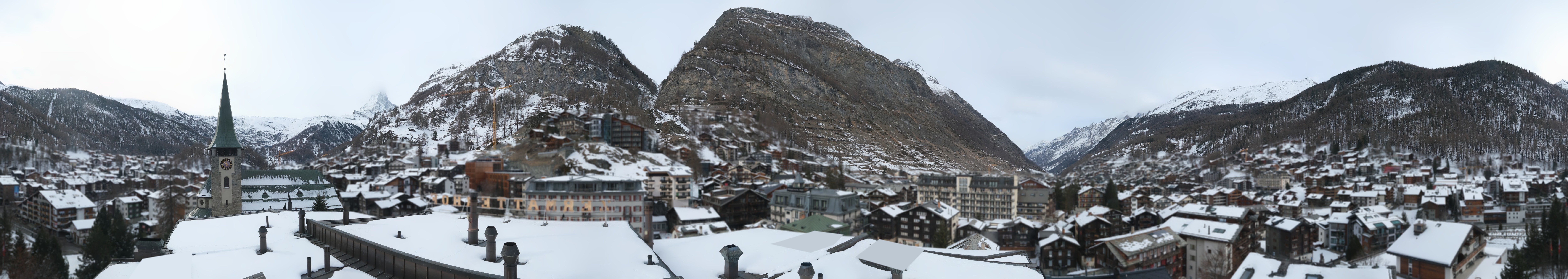 Archiv Foto Webcam Panorama Zermatterhof
