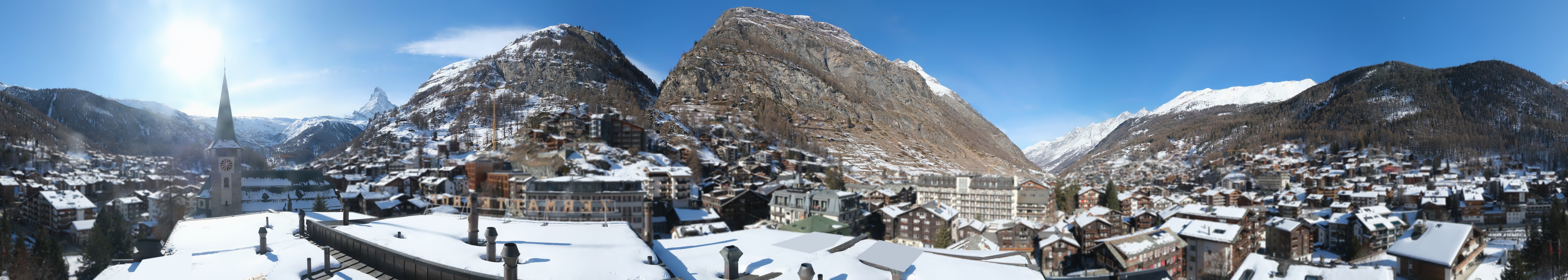 Archiv Foto Webcam Panorama Zermatterhof