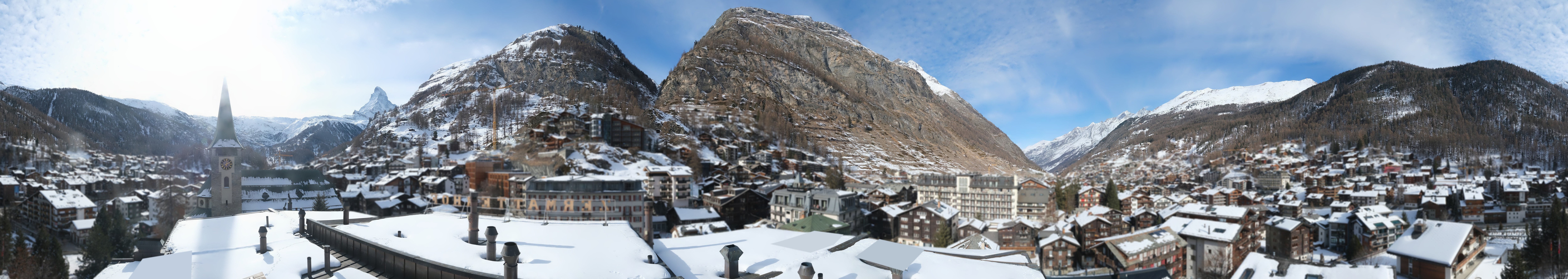 Archiv Foto Webcam Panorama Zermatterhof