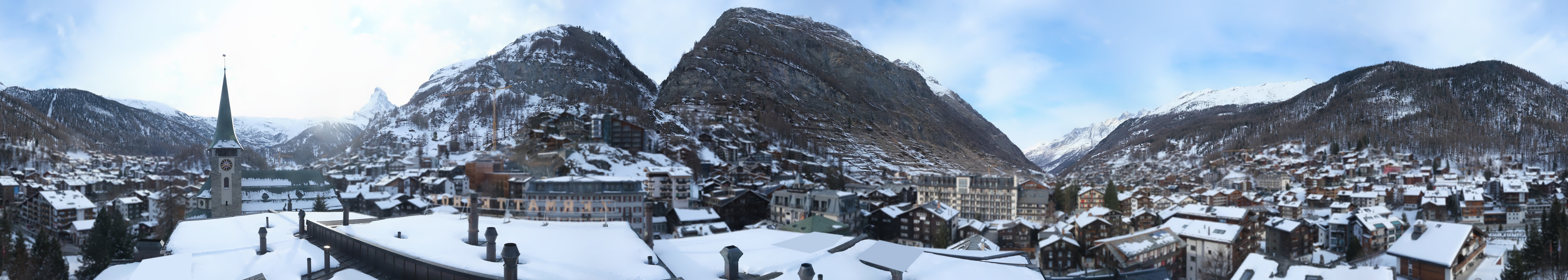Archiv Foto Webcam Panorama Zermatterhof