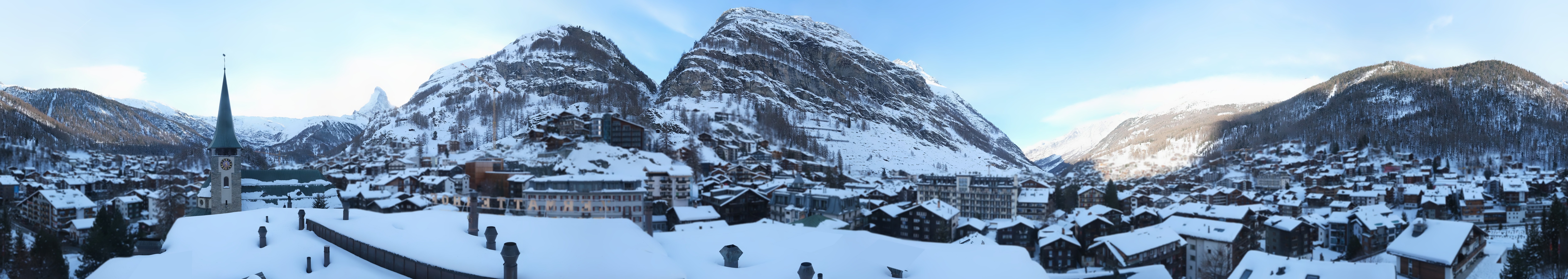 Archiv Foto Webcam Panorama Zermatterhof
