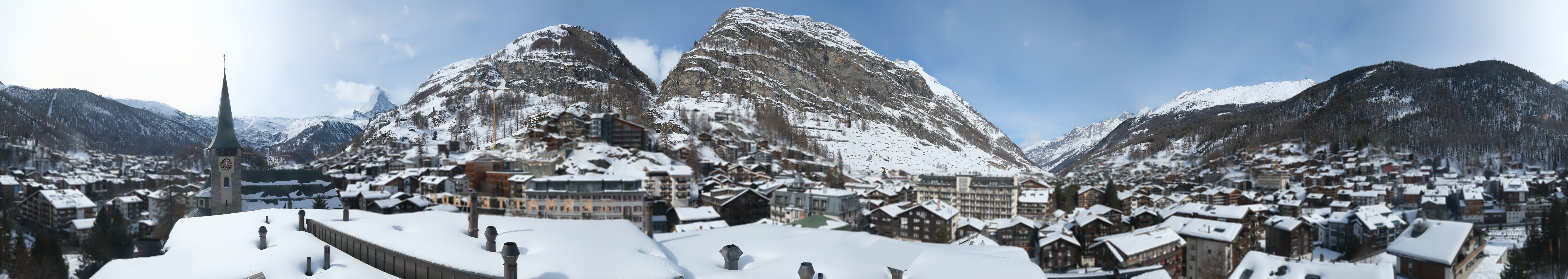 Archiv Foto Webcam Panorama Zermatterhof