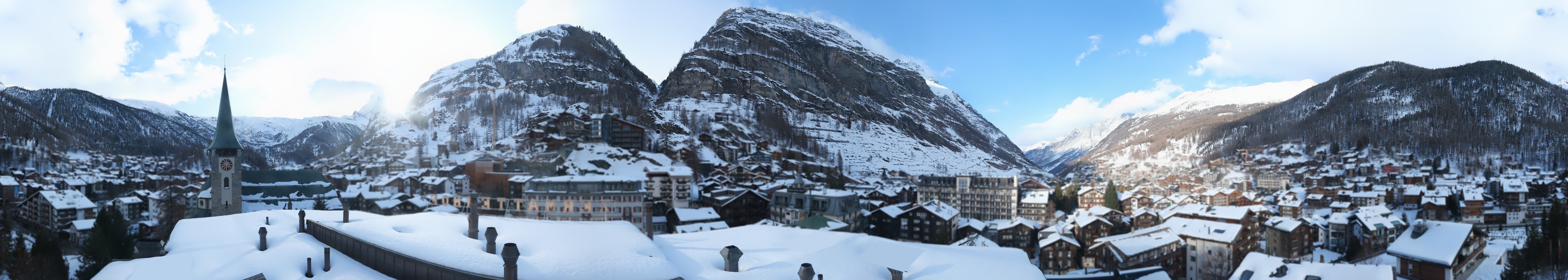 Archiv Foto Webcam Panorama Zermatterhof