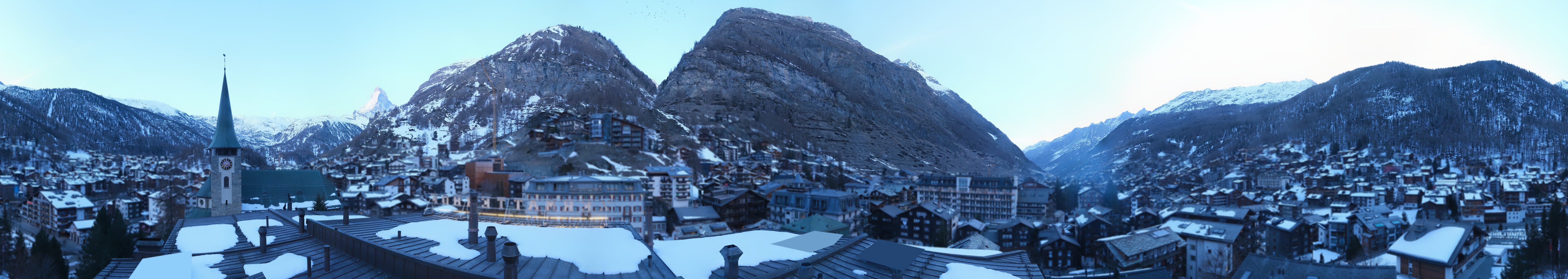 Archiv Foto Webcam Panorama Zermatterhof