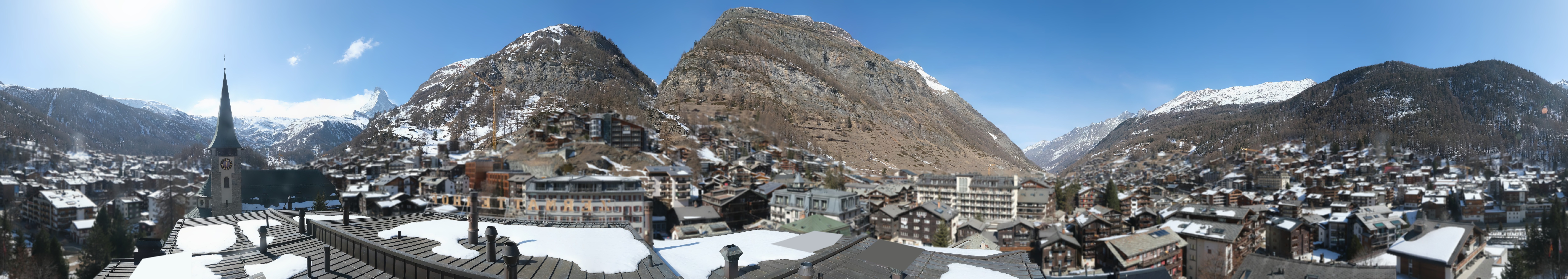 Archiv Foto Webcam Panorama Zermatterhof