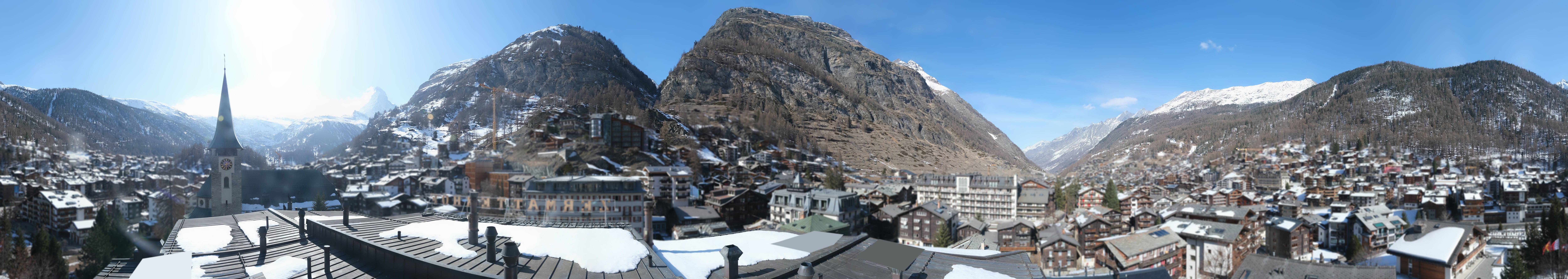 Archiv Foto Webcam Panorama Zermatterhof