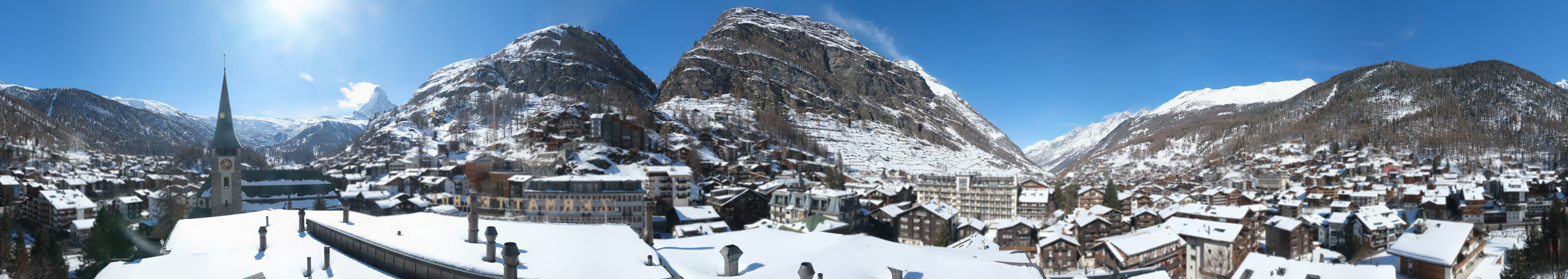 Archiv Foto Webcam Panorama Zermatterhof