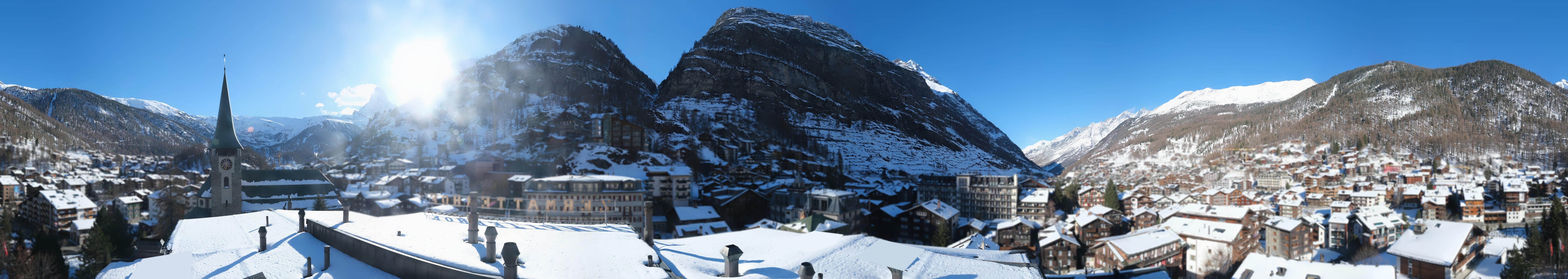 Archiv Foto Webcam Panorama Zermatterhof