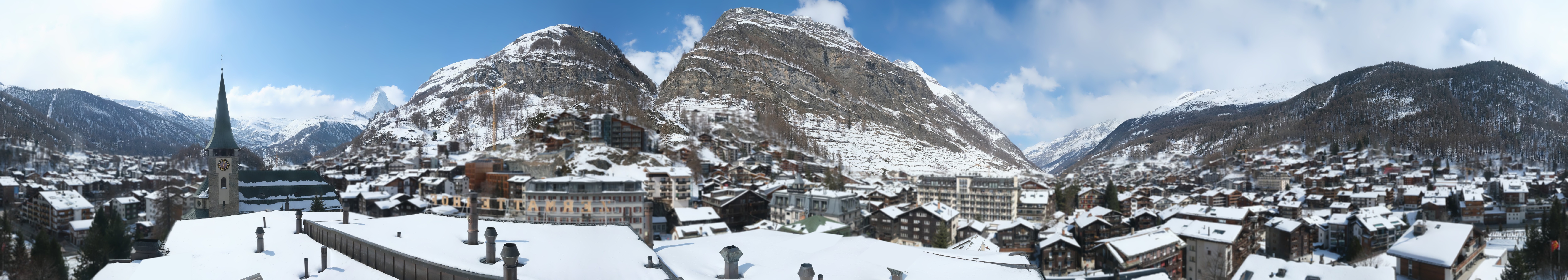 Archiv Foto Webcam Panorama Zermatterhof