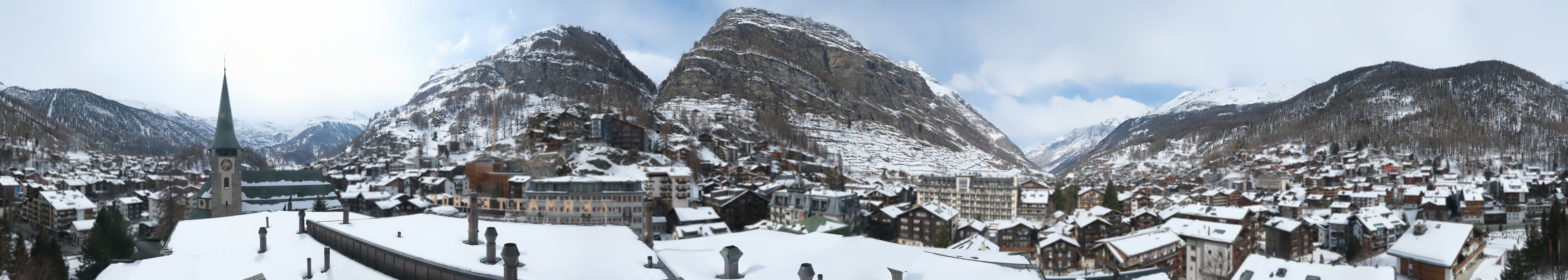 Archiv Foto Webcam Panorama Zermatterhof