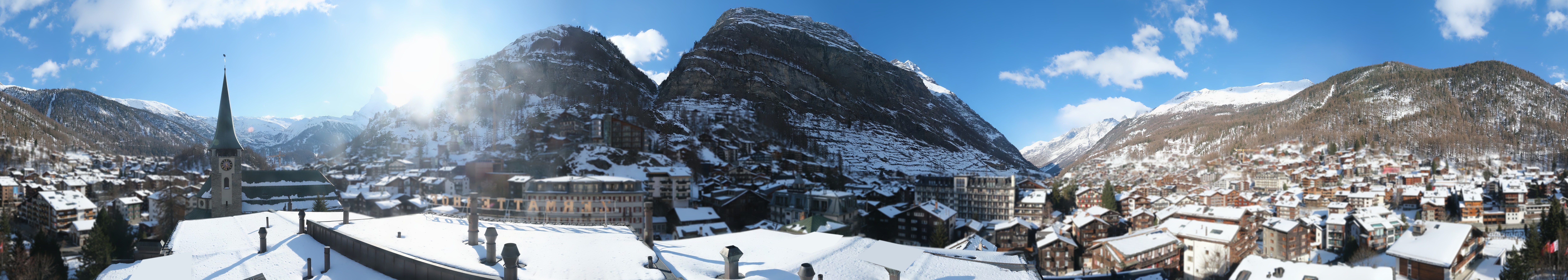 Archiv Foto Webcam Panorama Zermatterhof