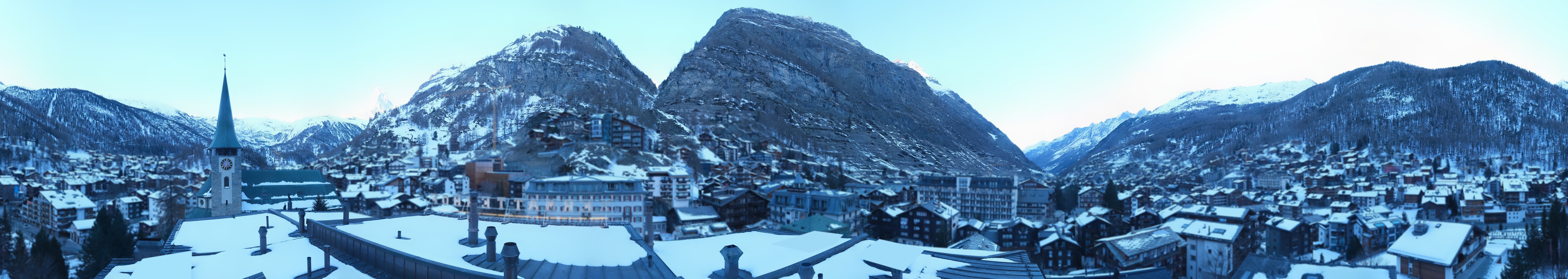 Archiv Foto Webcam Panorama Zermatterhof