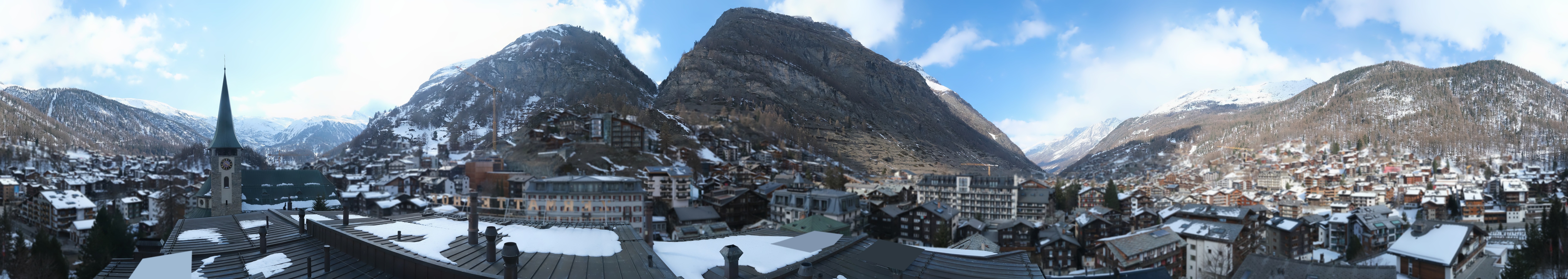 Archived image Webcam Panorama Hotel Zermatterhof