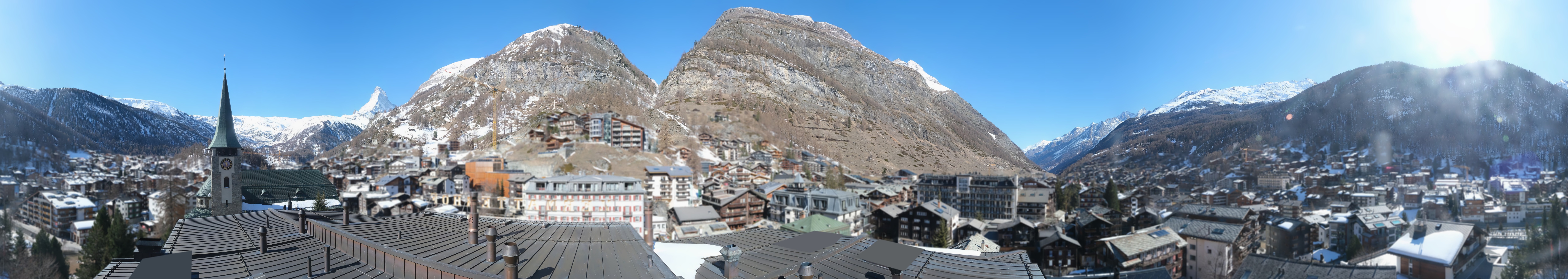 Archiv Foto Webcam Panorama Zermatterhof