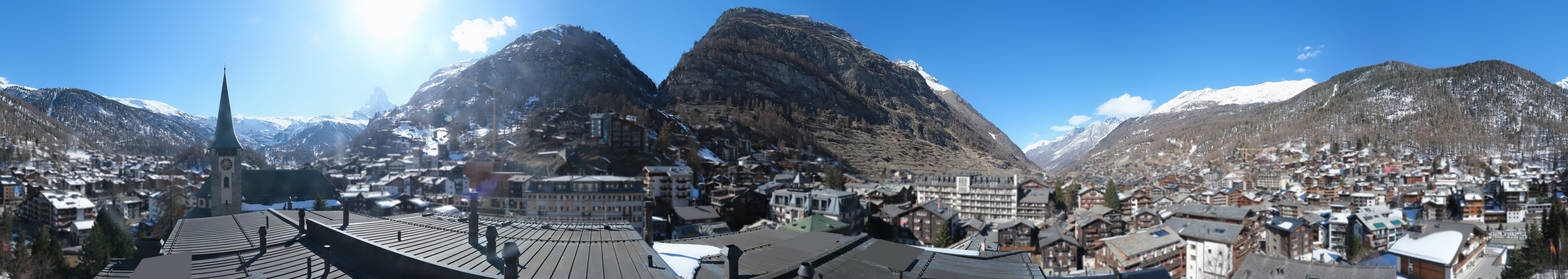 Archiv Foto Webcam Panorama Zermatterhof