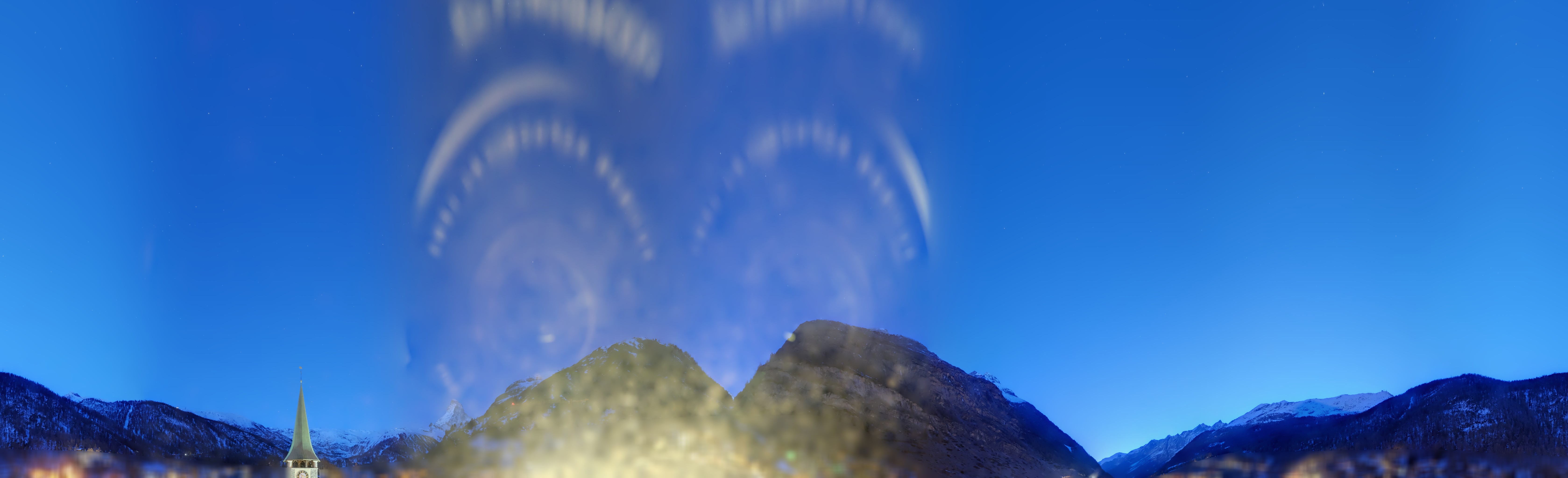 Archived image Webcam Panorama Hotel Zermatterhof