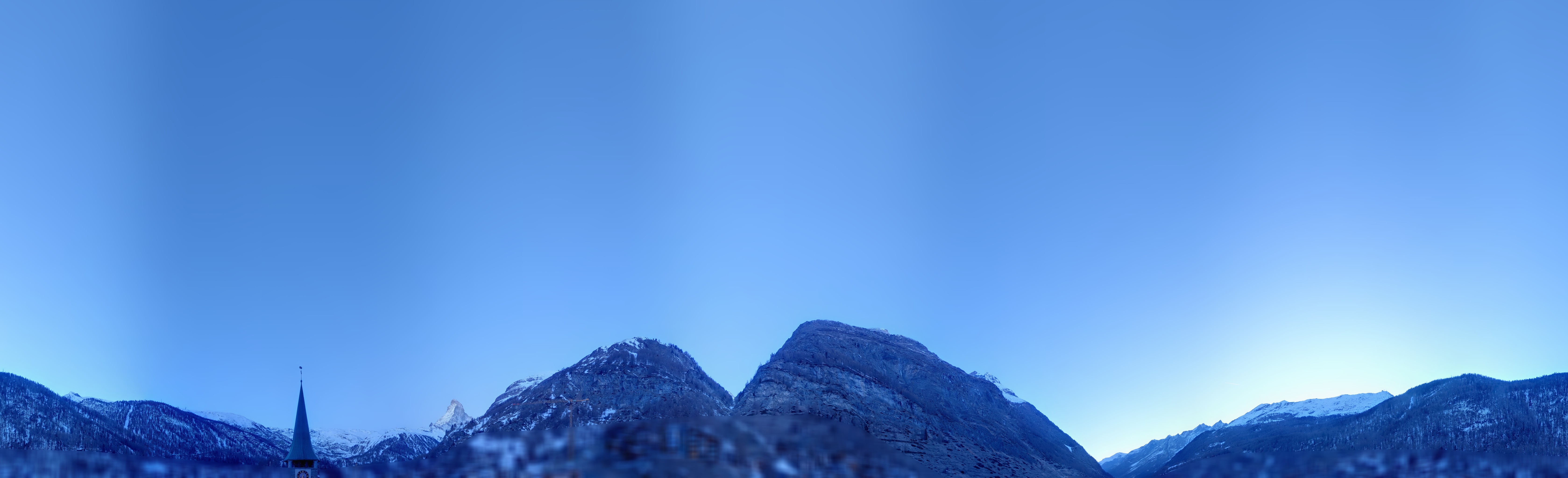 Archived image Webcam Panorama Hotel Zermatterhof