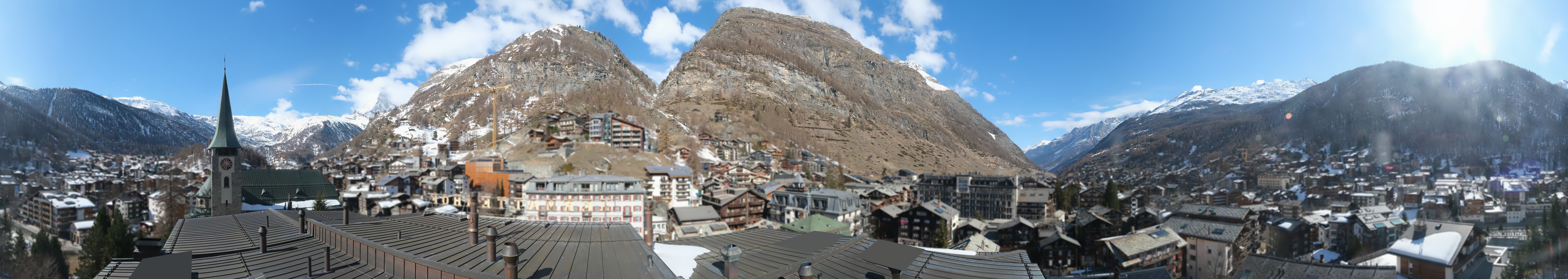 Archiv Foto Webcam Panorama Zermatterhof