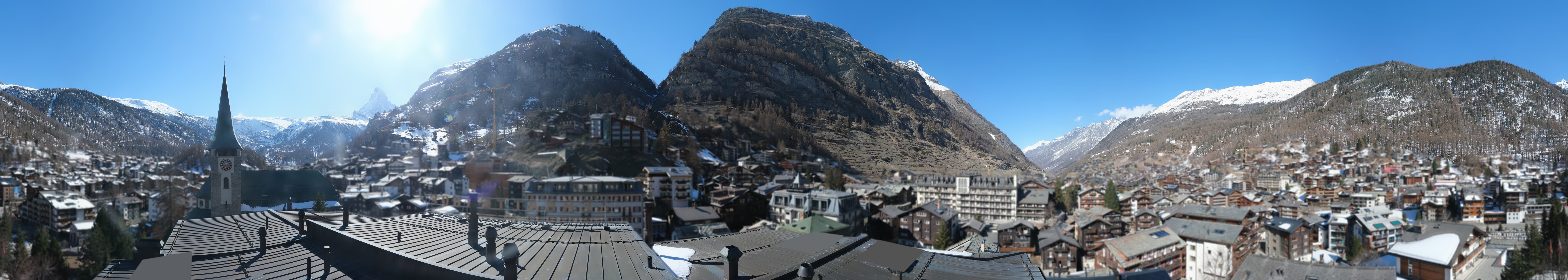 Archiv Foto Webcam Panorama Zermatterhof
