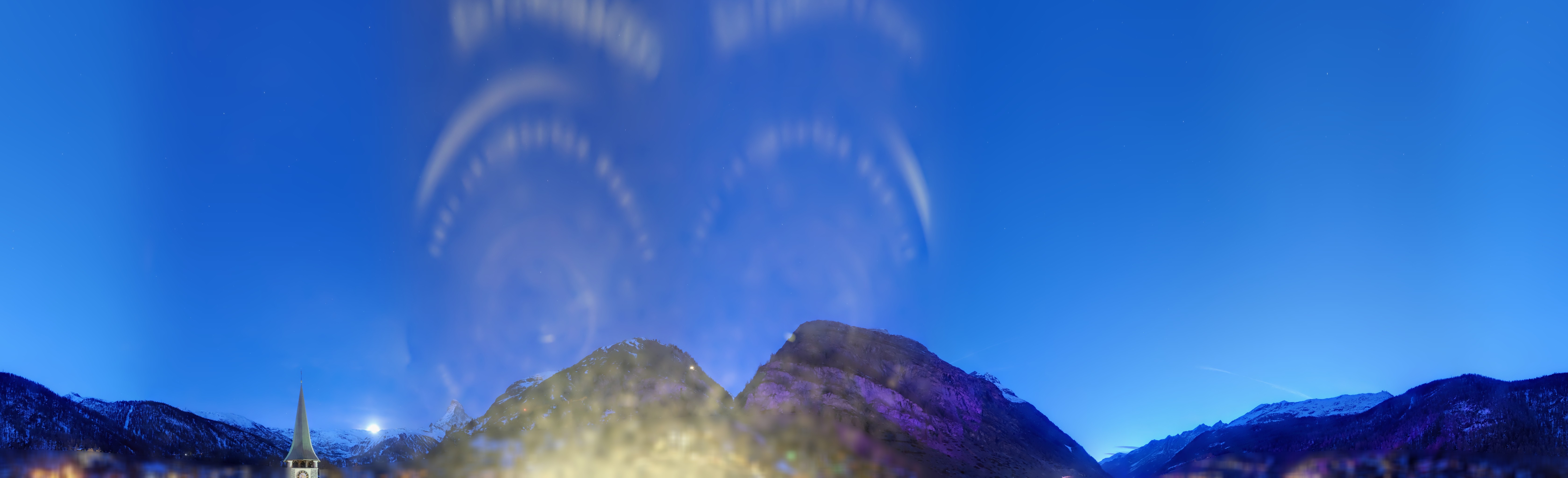 Archived image Webcam Panorama Hotel Zermatterhof