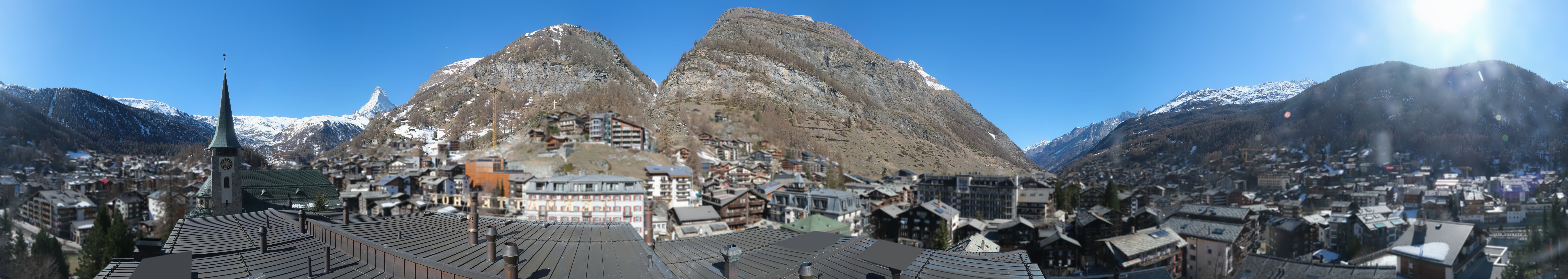 Archiv Foto Webcam Panorama Zermatterhof