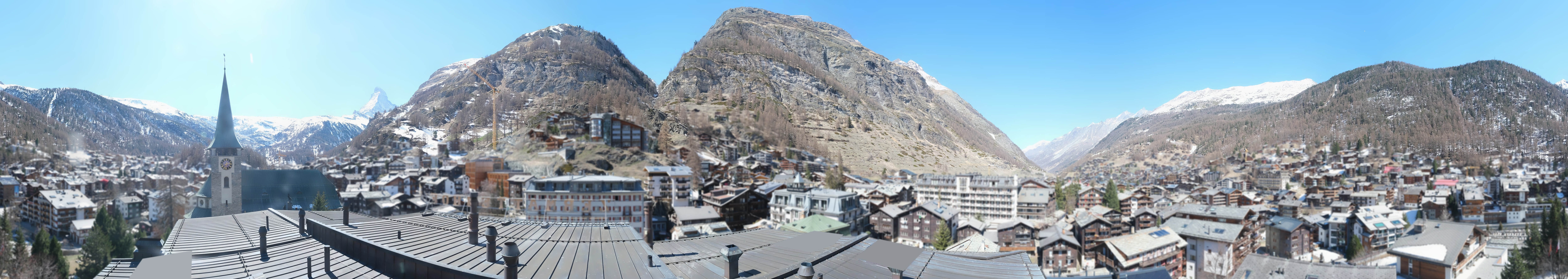 Archiv Foto Webcam Panorama Zermatterhof
