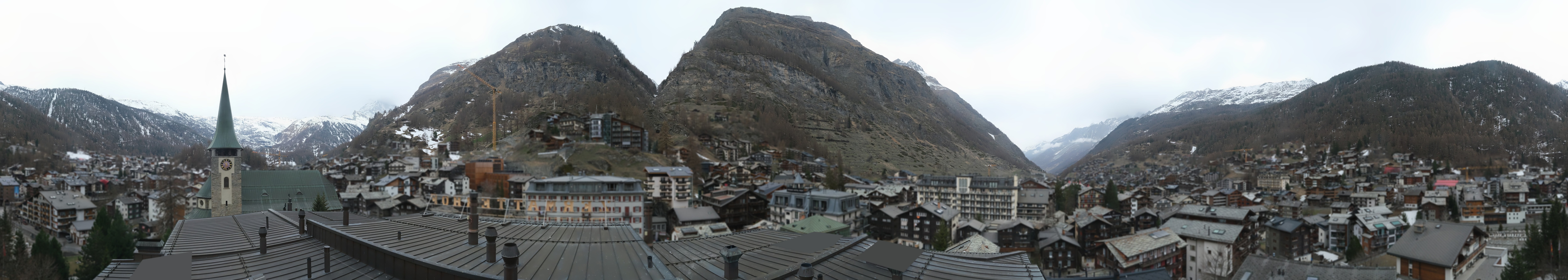 Archived image Webcam Panorama Hotel Zermatterhof