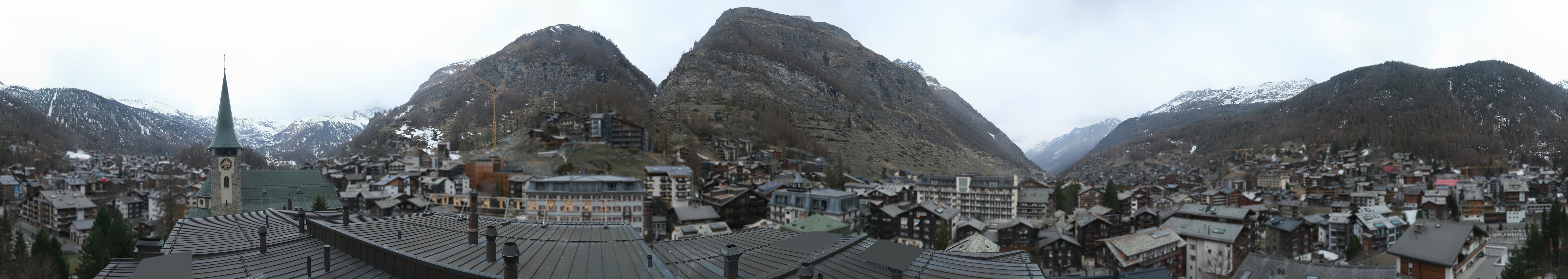 Archived image Webcam Panorama Hotel Zermatterhof
