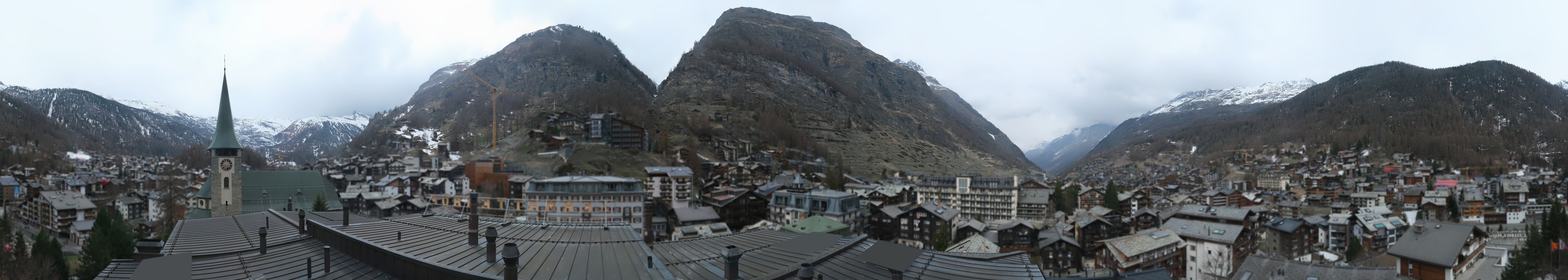 Archived image Webcam Panorama Hotel Zermatterhof