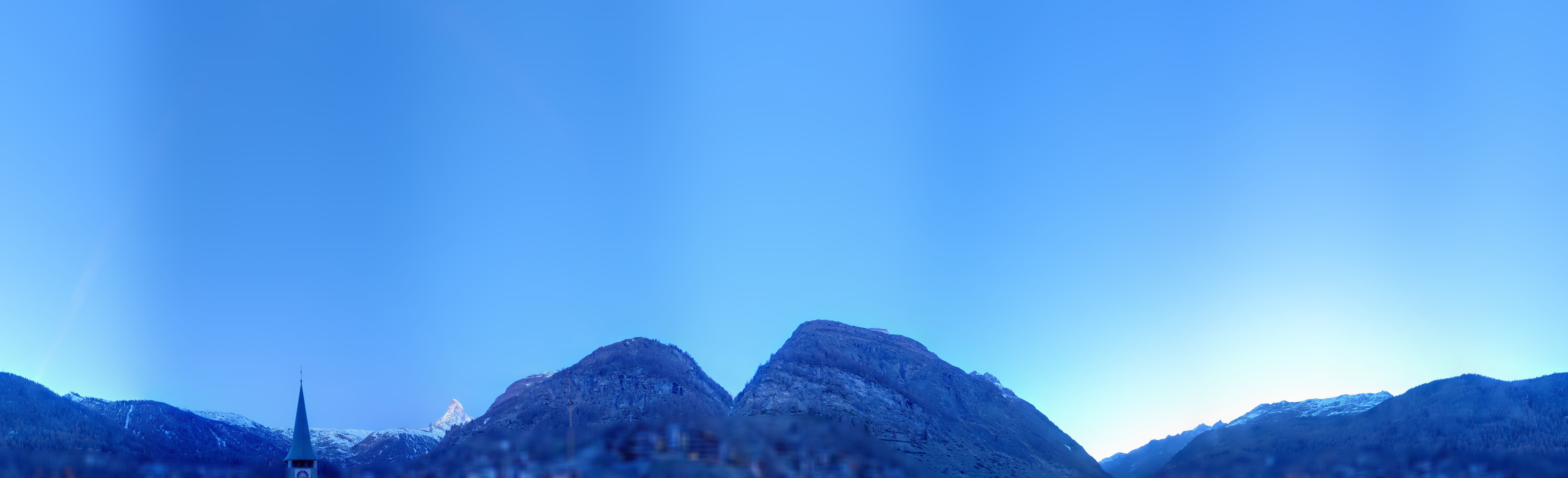 Archived image Webcam Panorama Hotel Zermatterhof