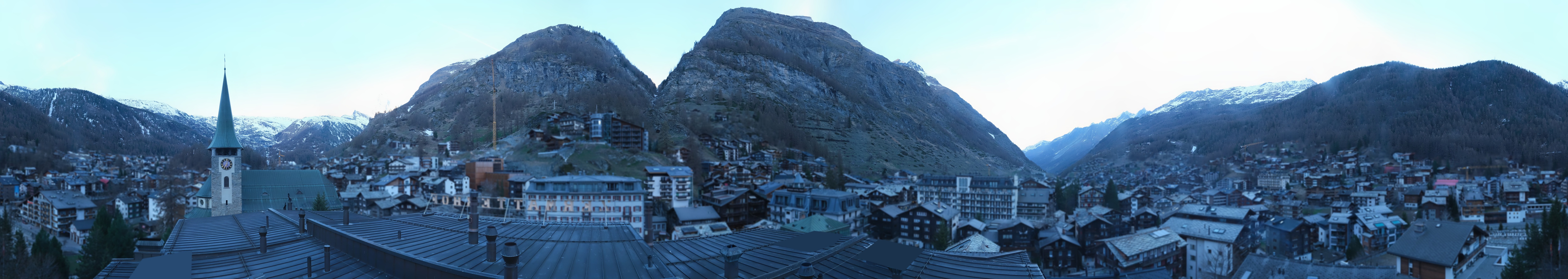 Archived image Webcam Panorama Hotel Zermatterhof