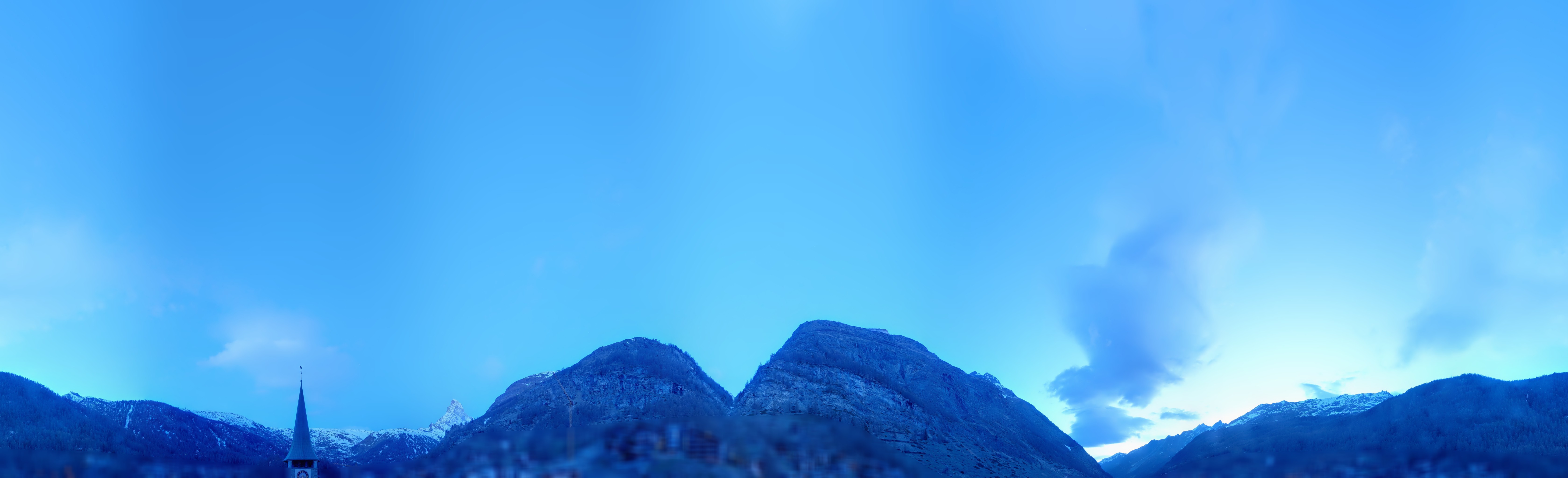 Archiv Foto Webcam Panorama Zermatterhof