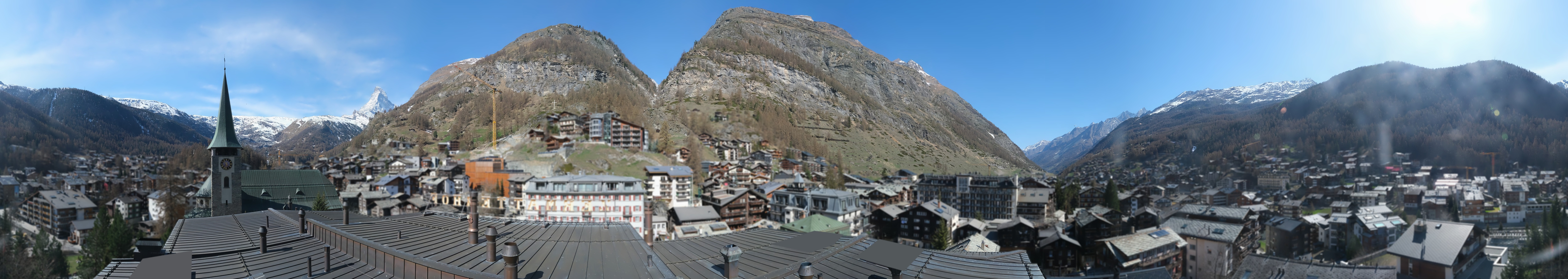 Archiv Foto Webcam Panorama Zermatterhof