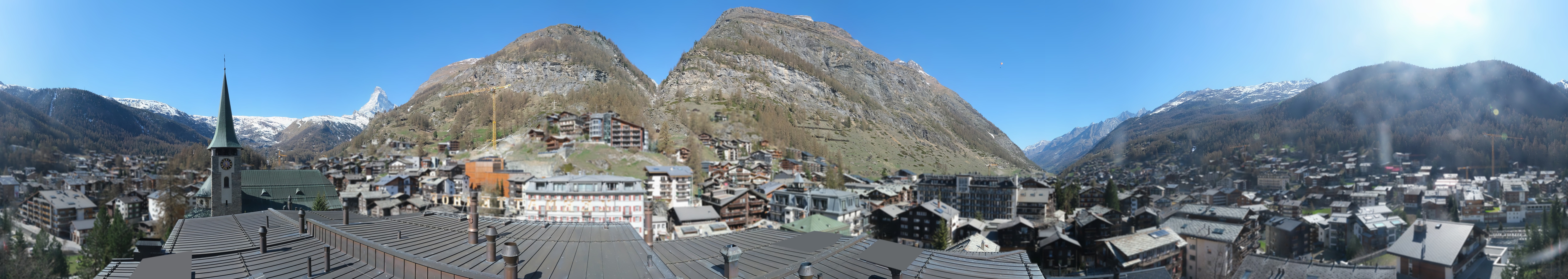 Archiv Foto Webcam Panorama Zermatterhof