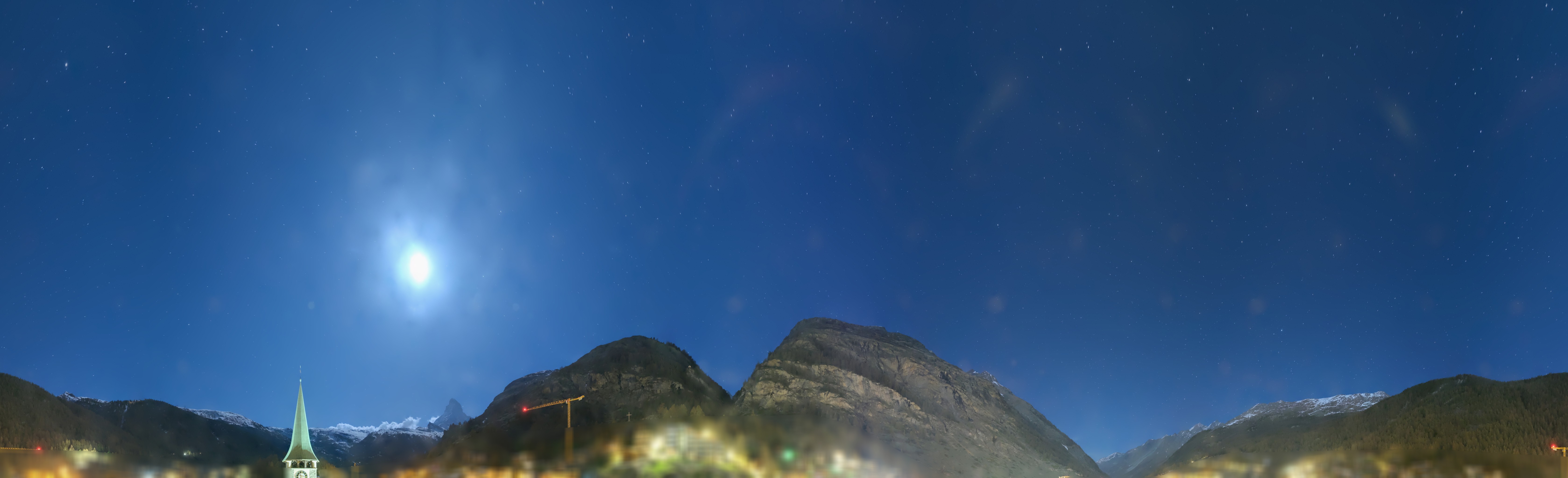 Archived image Webcam Panorama Hotel Zermatterhof