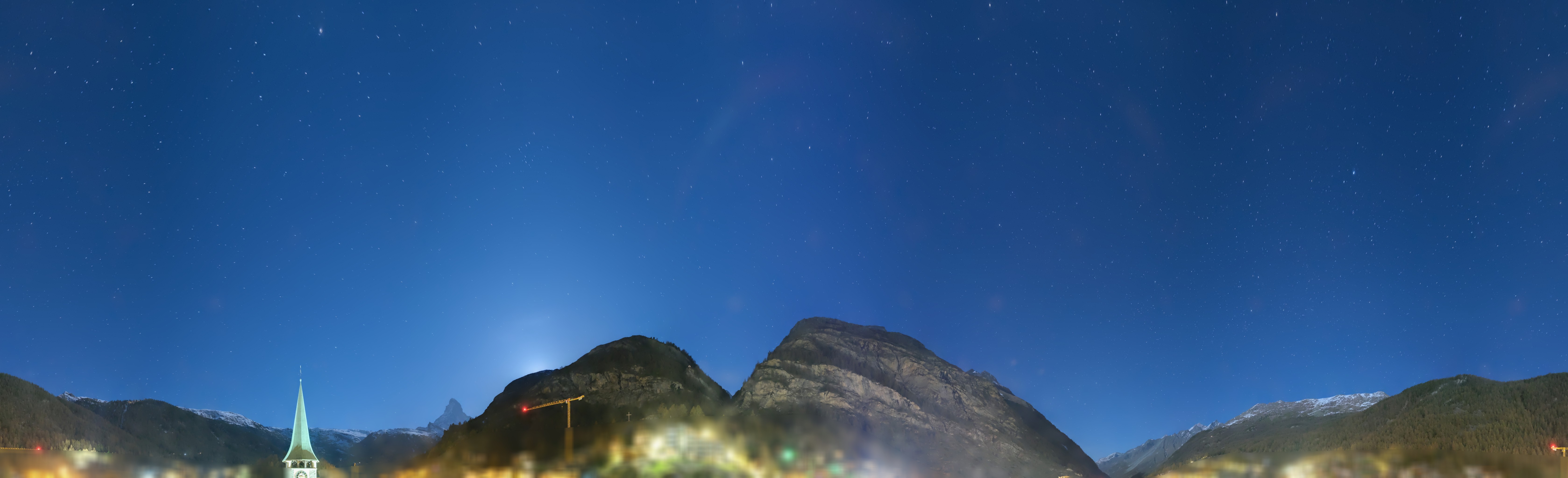 Archived image Webcam Panorama Hotel Zermatterhof