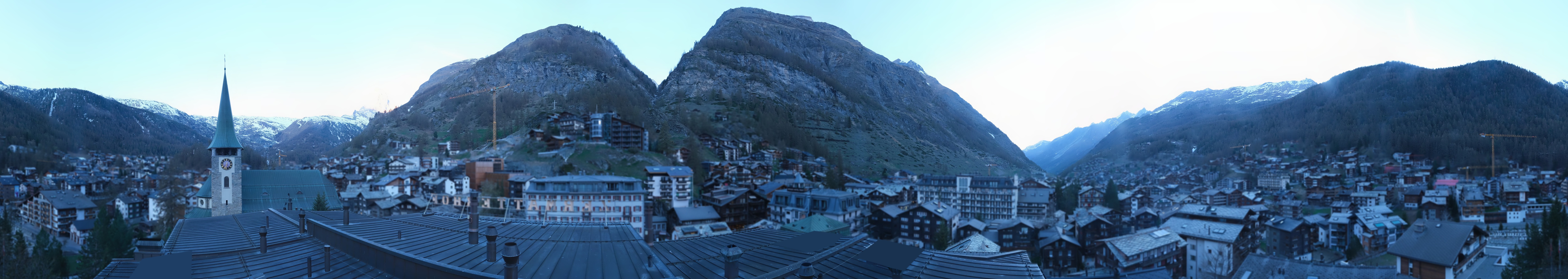 Archived image Webcam Panorama Hotel Zermatterhof